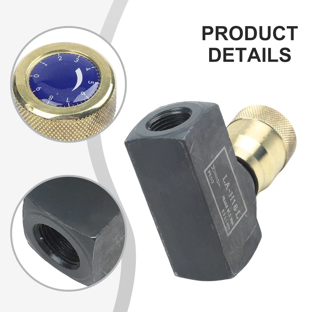 Manual Hydraulic Flow Control Needle Valve NPT 1/4 3/8 1/2 3/4 Inch With Precise Flow Bidirectional Hydraulic Restrictor Valve