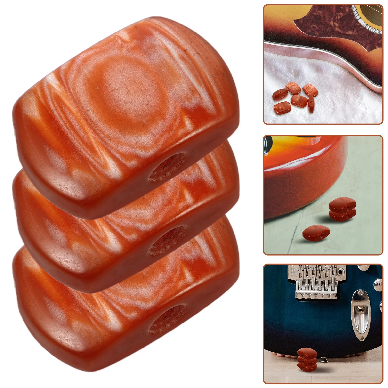 

6Pcs Guitar Tuning Peg Knobs Resin Material High Strength Good Tenacity Easy Install Upgrade Instruments Guitar Tuning Knobs