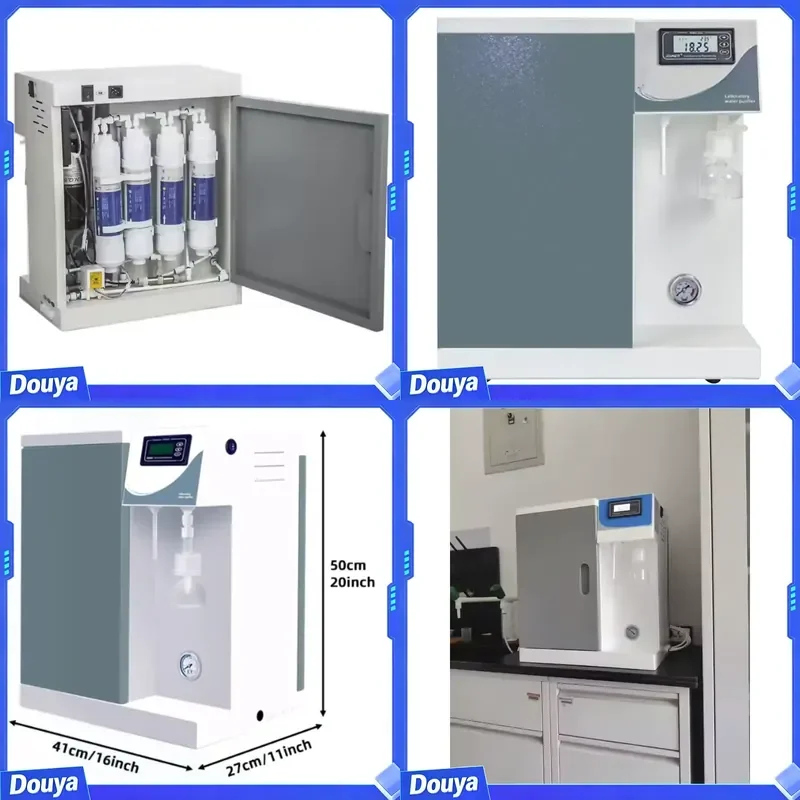 Cedrec Ultra Pure Water System 10L/H Output Eliminating Endotoxin Easy Replacement Pure Water System for Lab CD-UPW-F10