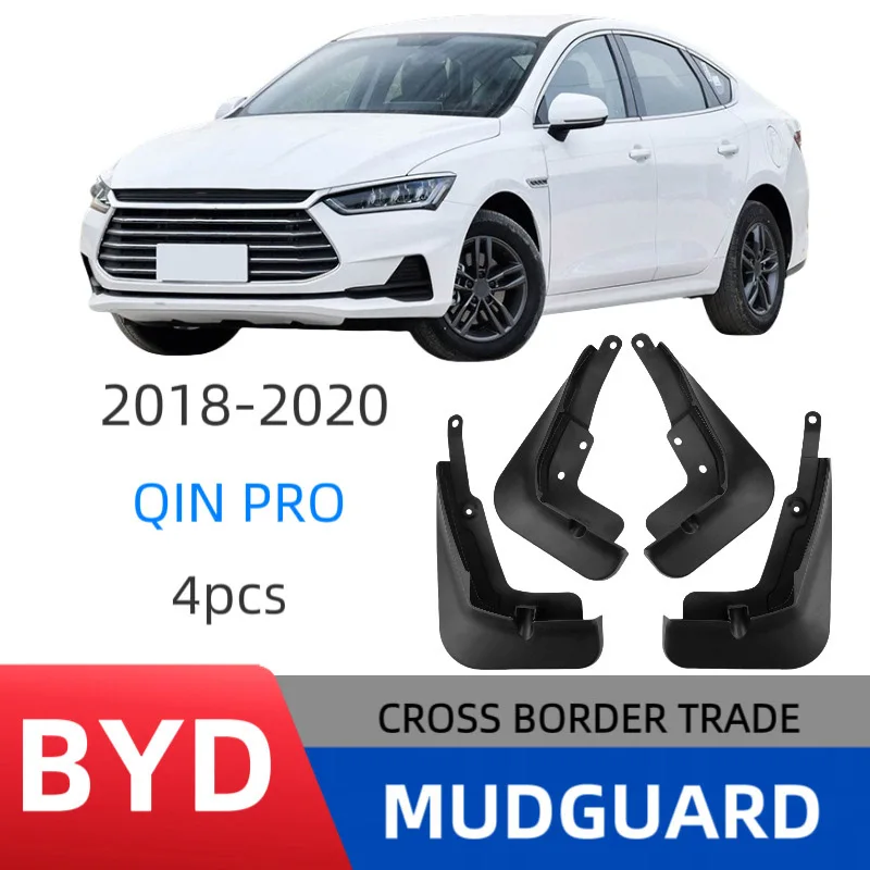 

Mudguards For 2018-2020 BYD Qin Pro Mud Flaps Mudflap Front Rear Fender Anti-splash Mudguards Guard Splash Car Accessories