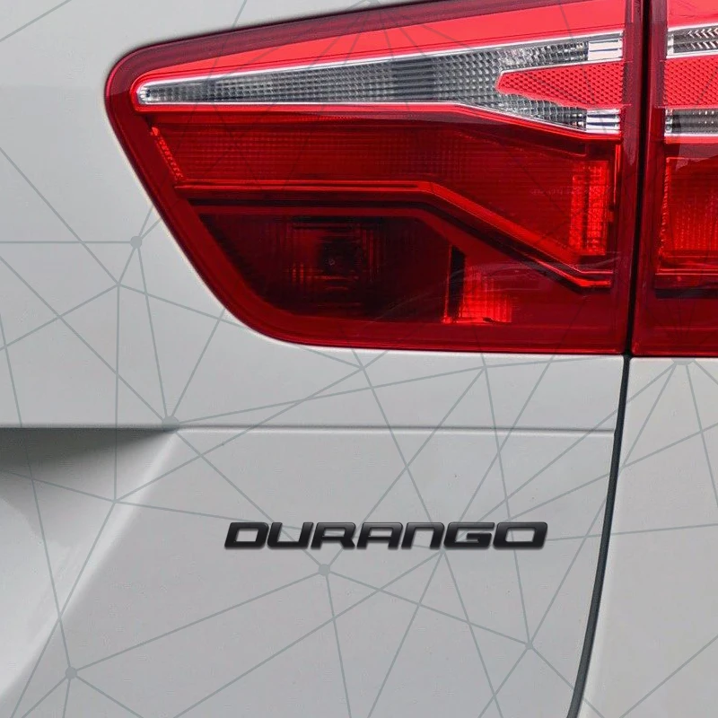 3D Auto Metal For Durango Badge Citadel 392 GT SXT Hellcat Car Rear Trunk Emblem Sticker LOGO Decor Body Styling view 6