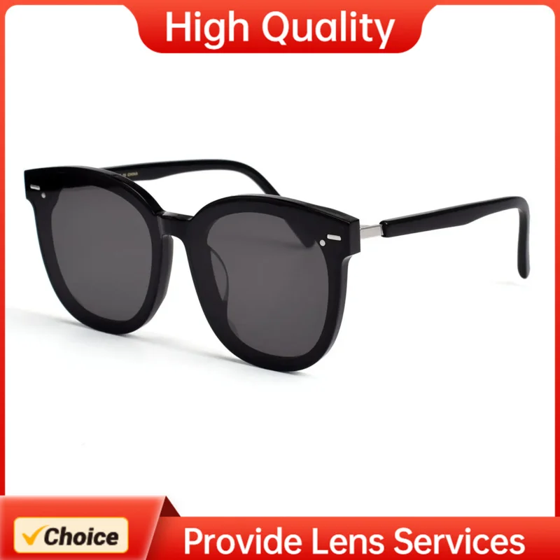 Fashion GM Style Big Size Acetate sunglasses QCK Monster Women travel essential sunscreen ultraviolet Gentle Men UV400 Shadow