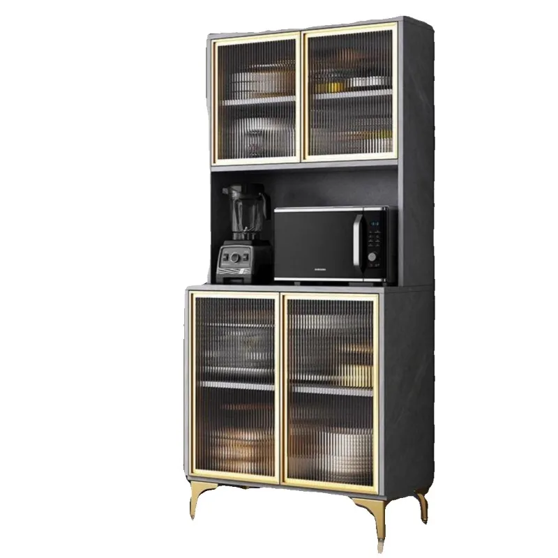 

Aluminum alloy side cabinet, kitchen multi-layer storage, cabinets, waterproof, sunscreen and moisture-proof