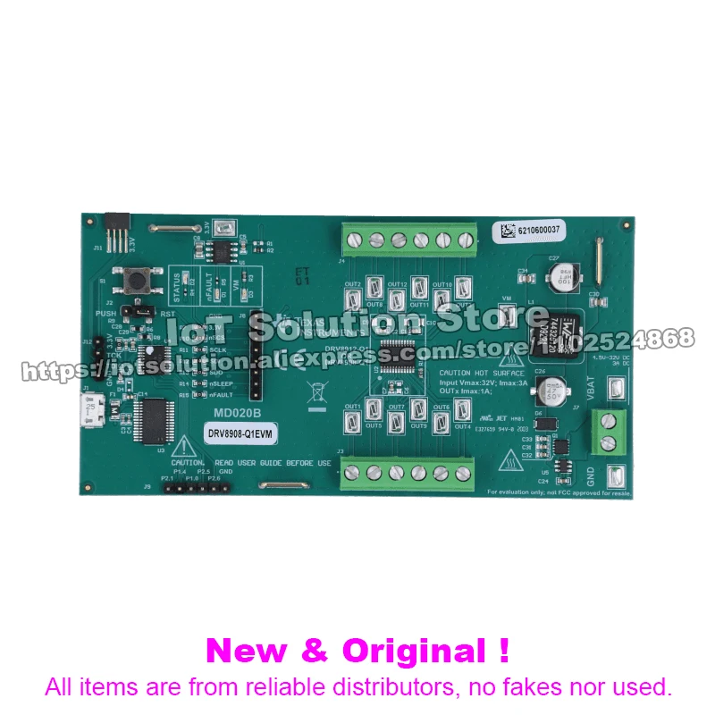 DRV8908-Q1EVM Develop Board Kit Accessories