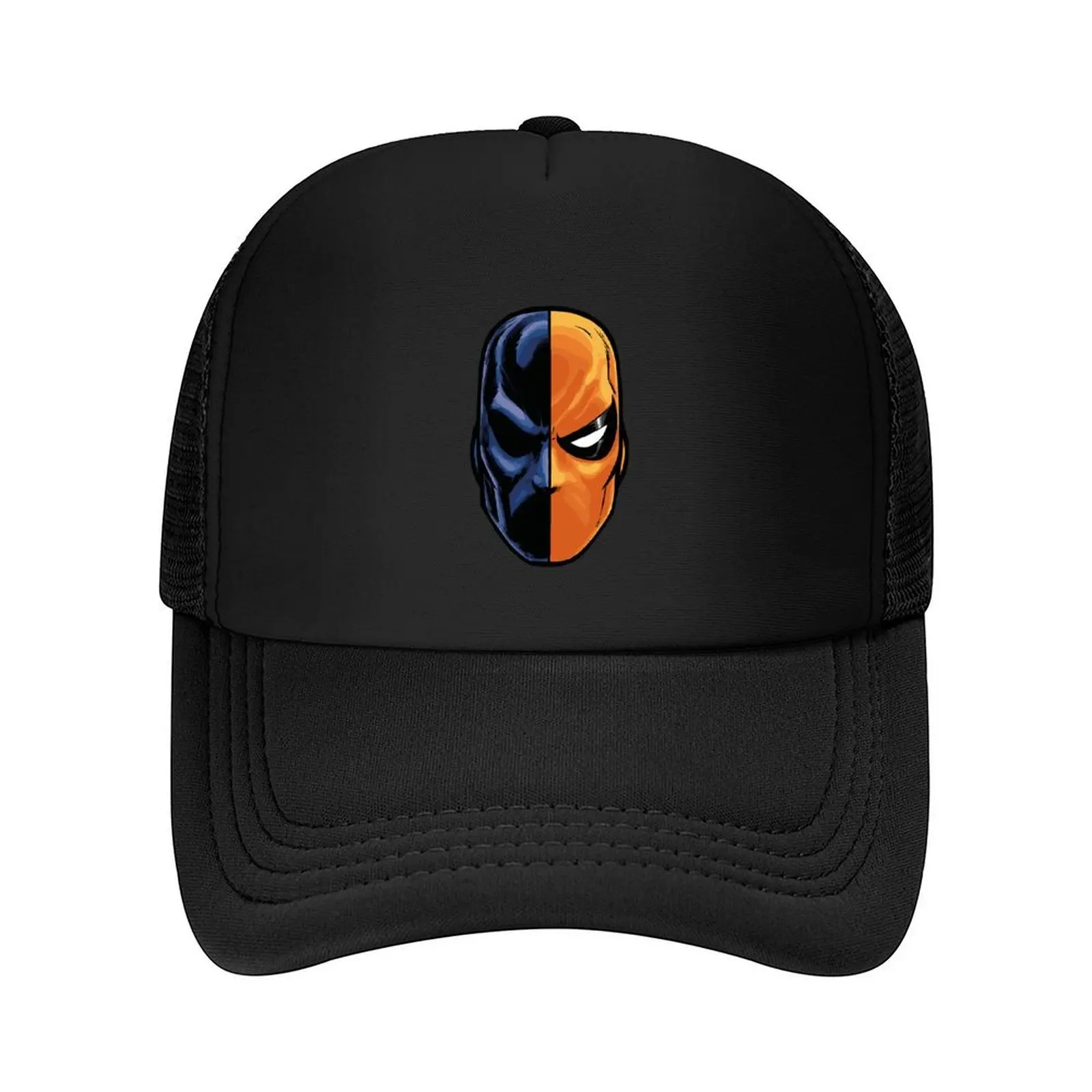 

deathstroke - mask (more detail) Essential Baseball Cap Hat Luxury Brand birthday sun hat luxury woman cap Mens Caps Women's