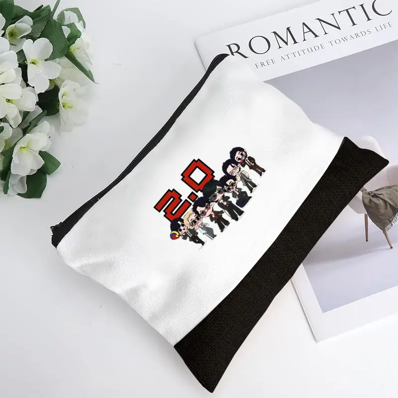 Presente para Fãs de Kpop, Bolsa Organizadora de Maquiagem Multifuncional Arirang World Tour 2026, Bolsas de Armazenamento em Cores Contrastantes
