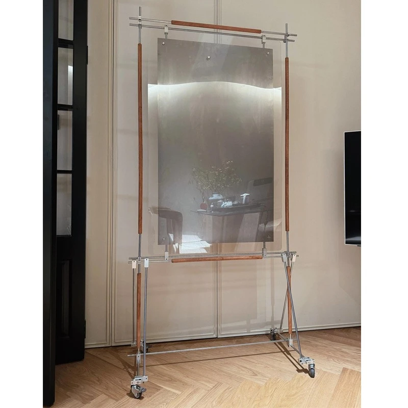 

Optical axis acrylic whiteboard mobile easel, office conference teaching stand