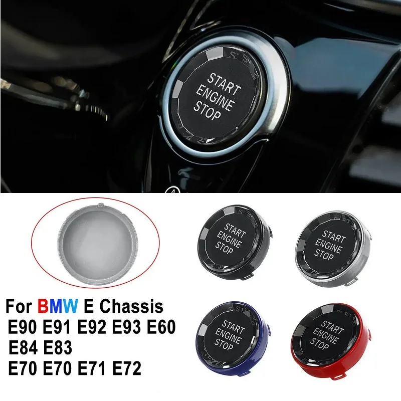 

For BMW E Chassis E90 E91 E92 E93 E60 E84 E83 E70 E70 E71 E72 Car Styling Engine Start Stop Switch Buttons Replace Cover