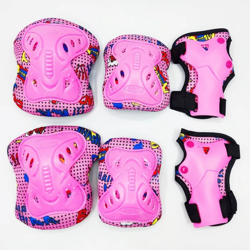 Anti-fall Knee Pad Balance Car Breathable Roller Skates Protective Gear Hand Guards 6-in-1 Elbow Pads Safety Equipment