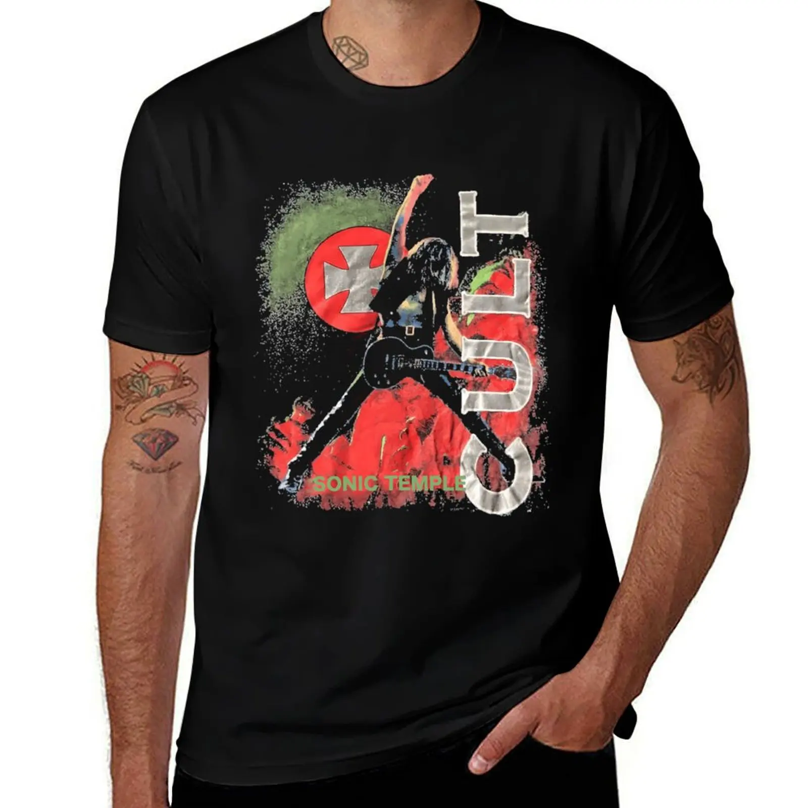 

Sonic Temple Cult T-Shirt cotton t shirts high quality black cotton t-shirt plain for man package