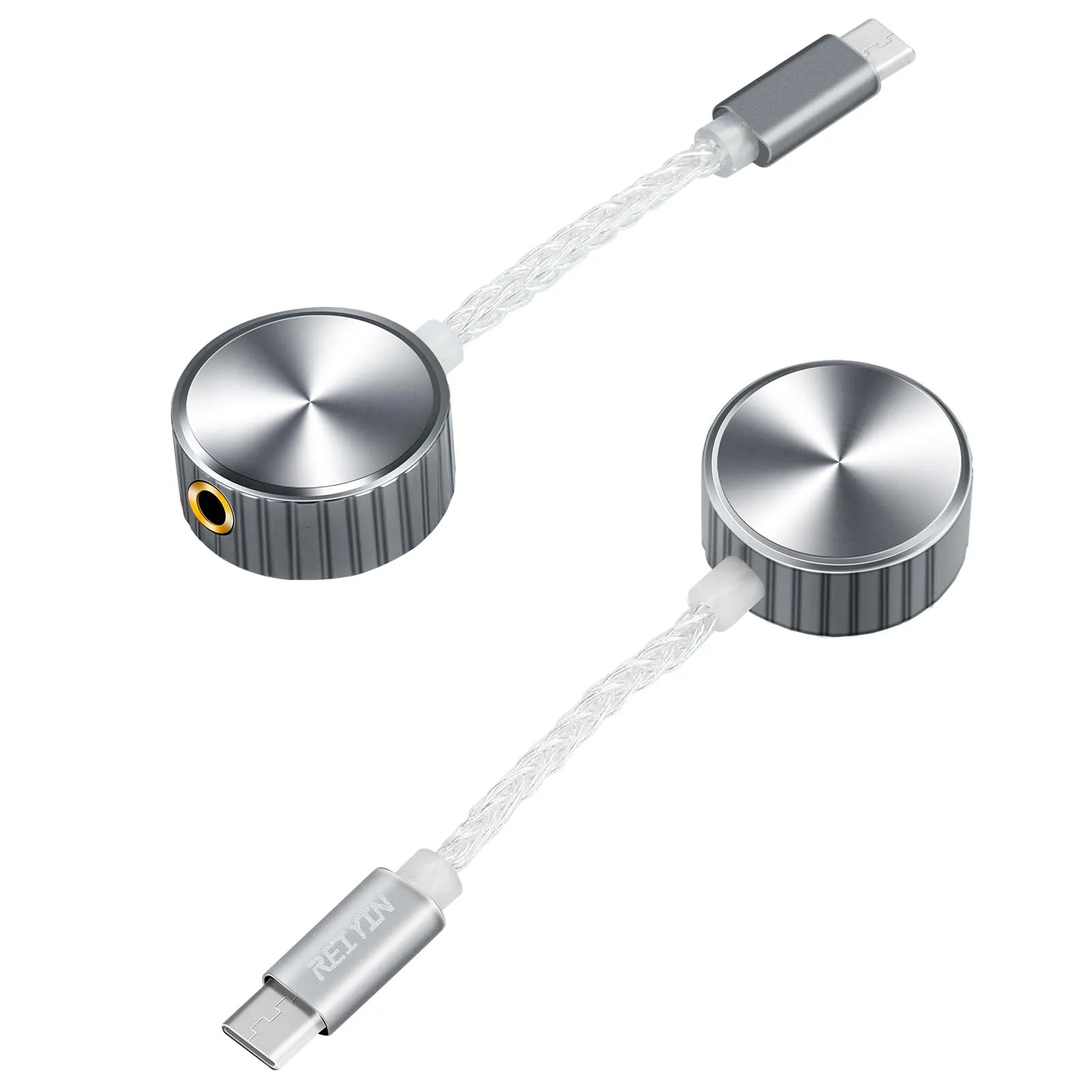 Reiyin DA-07 384Khz 32bit USB Type C to 4.4mm Balanced Output DAC Earphone Amplifie Digital Decode