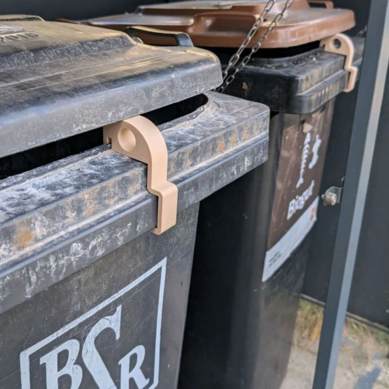 Trash Bin Ventilation Clip Gap Retainer Trash can support ventilation auxiliary device Improves Air Circulation Spacing Holder