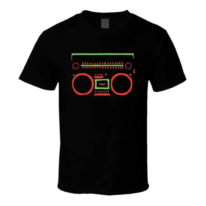 A Tribe Called Quest Boombox Logo 90s Rap Hip Hop Music Tshirt