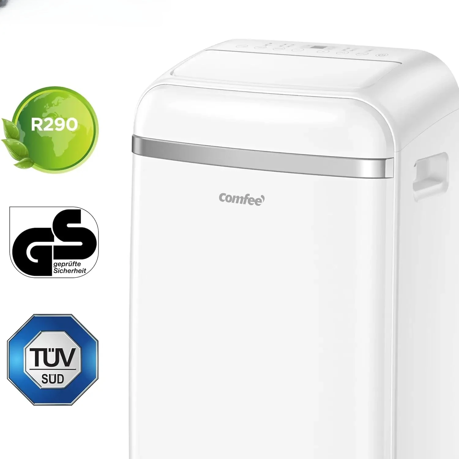 Condizionatore portatile 2025 da 10000 BTU - Mini dispositivo di raffreddamento ecologico 220 V R290 con potenza di raffreddamento da 1,5 HP