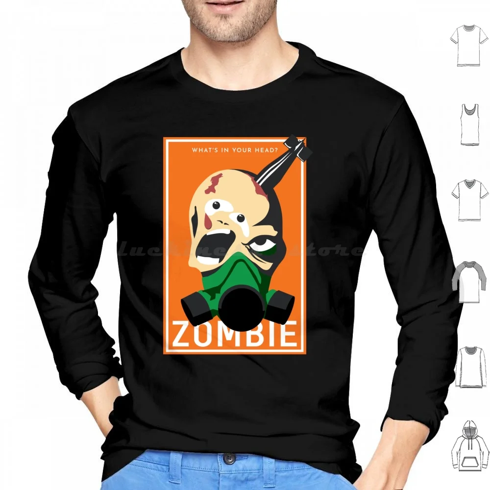 Zombie Hoodies Long Sleeve The Zombie Dolores Oriordan Song Good Song Life Music 90s Lyrics Skull Whats In Your Head