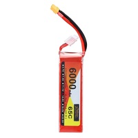 ZOP Power 14.8V 6000mAh 65C 4S LiPo Battery XT60 Plug for RC Drone