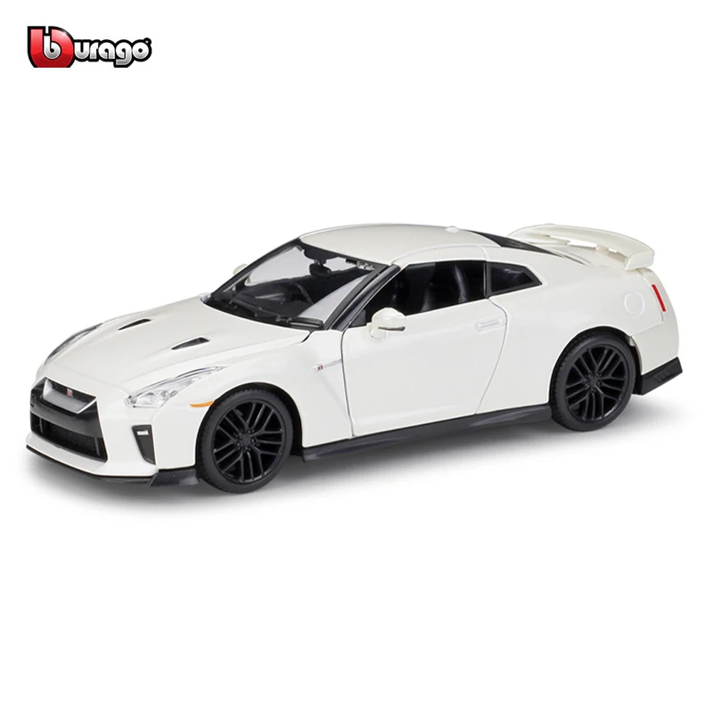 Bburago 1:24 2017 Nissan Ares GT-R alloy racing car Alloy Luxury Vehicle Diecast Pull Back Cars Model Toy Collection Gift