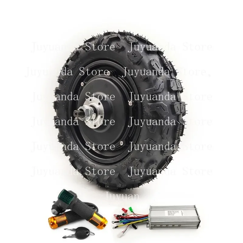 

Brushless Wheel Motor 11 Inches 1000W High Speed Torque Large Off-road Tires with Throttle Electric Scooter