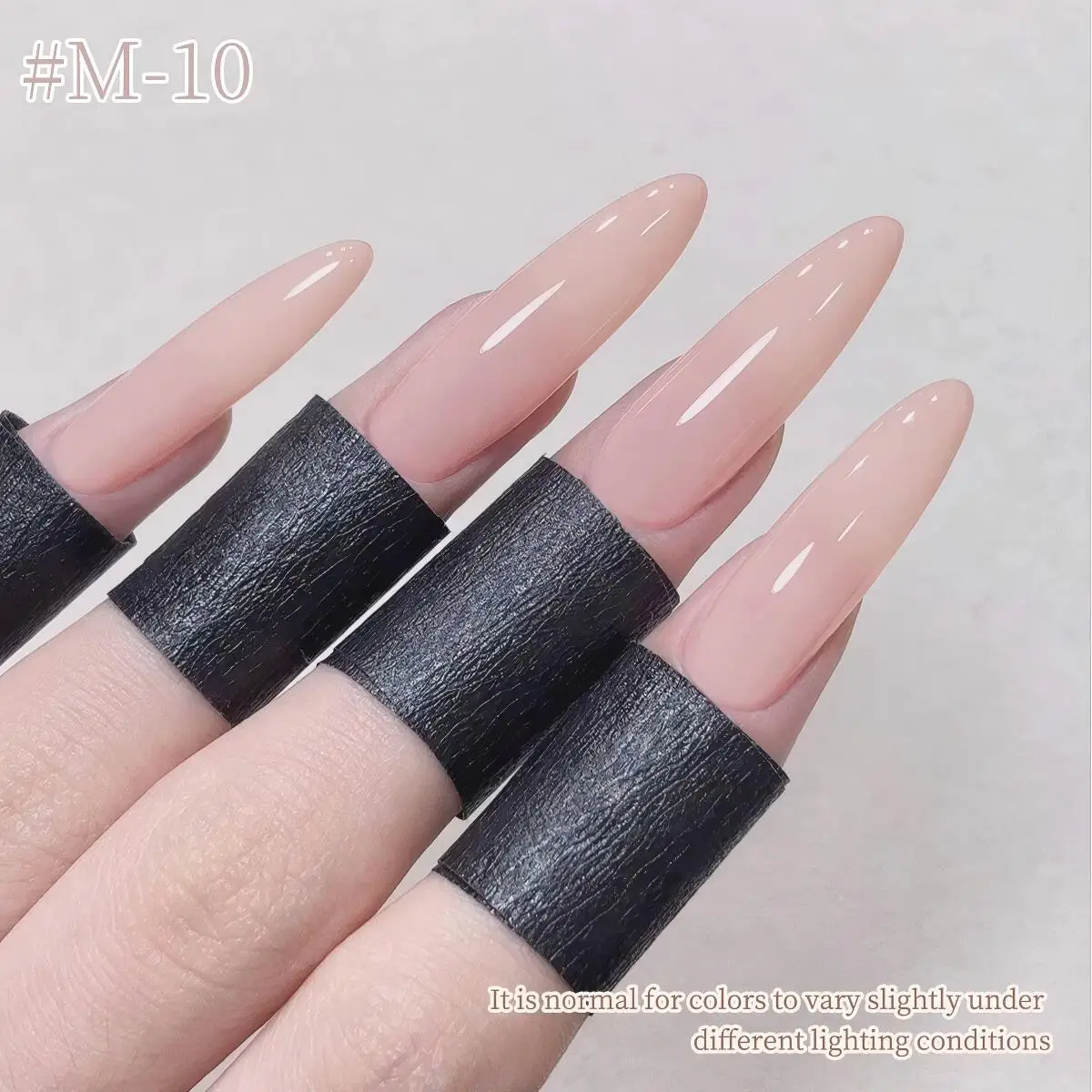 6 個セット半透明ヌードジェルポリッシュ - ソークオフ UV LED 長持ちする光沢のあるマニキュアの外観、プロのネイルサロン向け