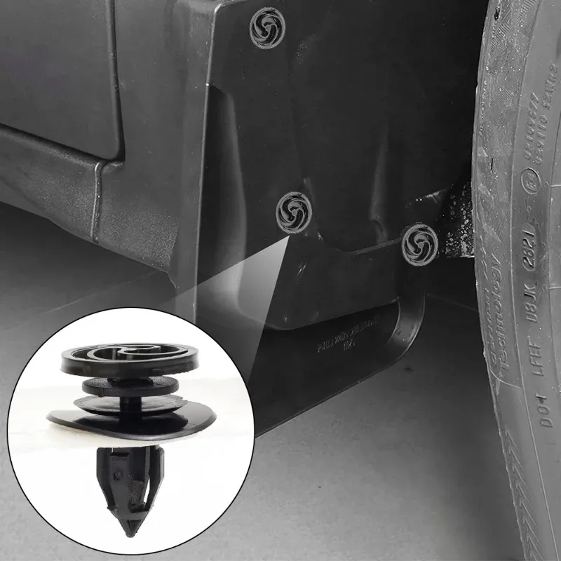 Car Door Panel Buckle Push Card Clips Auto Rivets Inner Molding Upholstery Fastener Suitable for Audi Volkswagen OE: 8E0-868-243