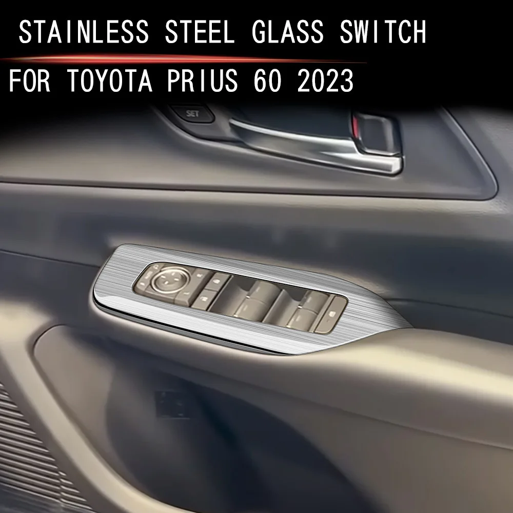 

Carbon fiber High-end Texture Car Modified Center Console Storage Box Trim Cover Panel Accessories for Toyota Prius 60 XW60 2024