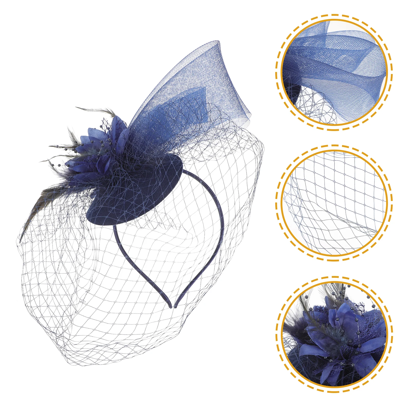 

Head and Hair Accessories Wedding Fascinators for Women Tea Party Headwear Headband Hat Headpiece Bridal