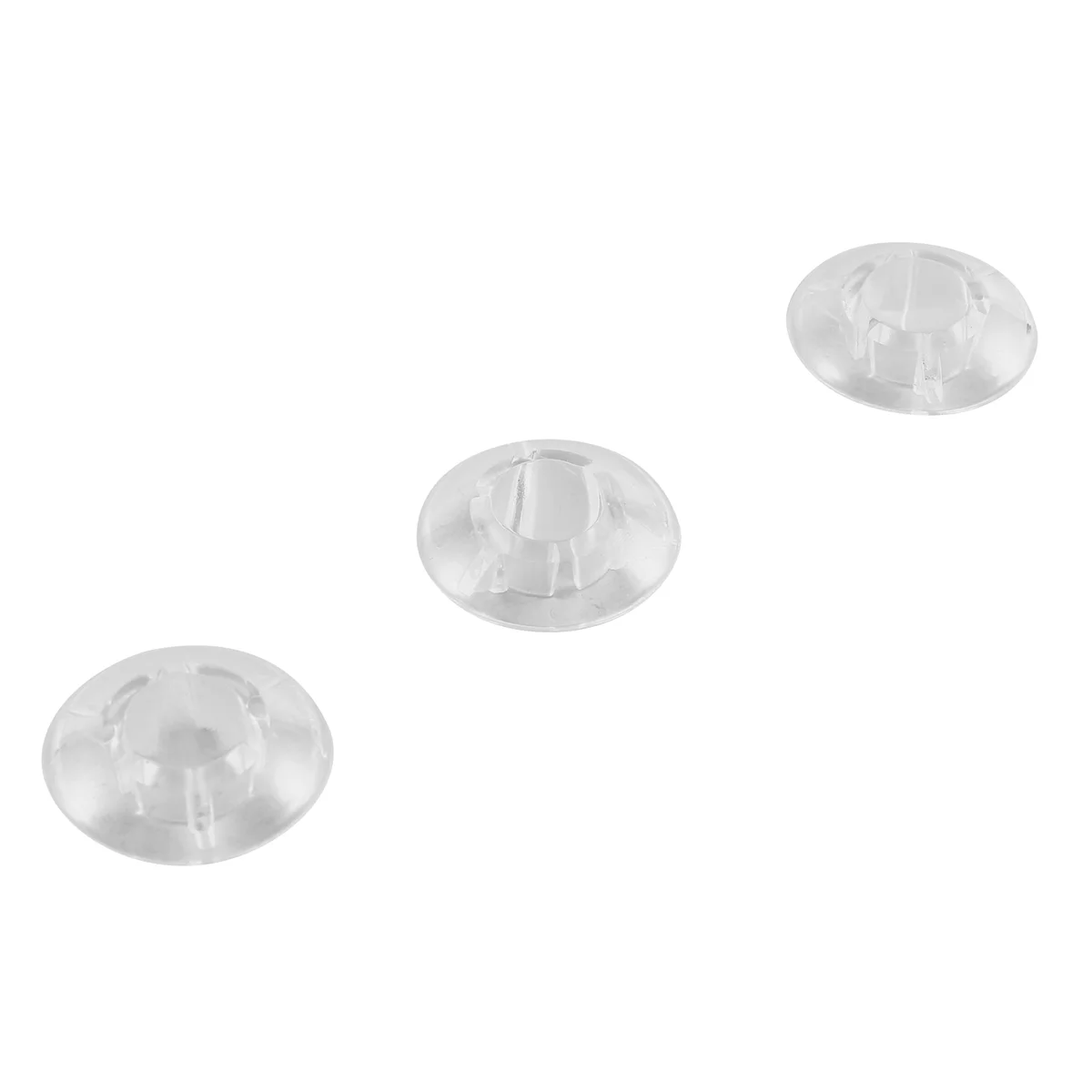 16 Pack Clear Mushroom Style Guitar Effect Pedal Footswitch Toppers Foot Nail Cap Protection Cap for Guitar Effect Pedal