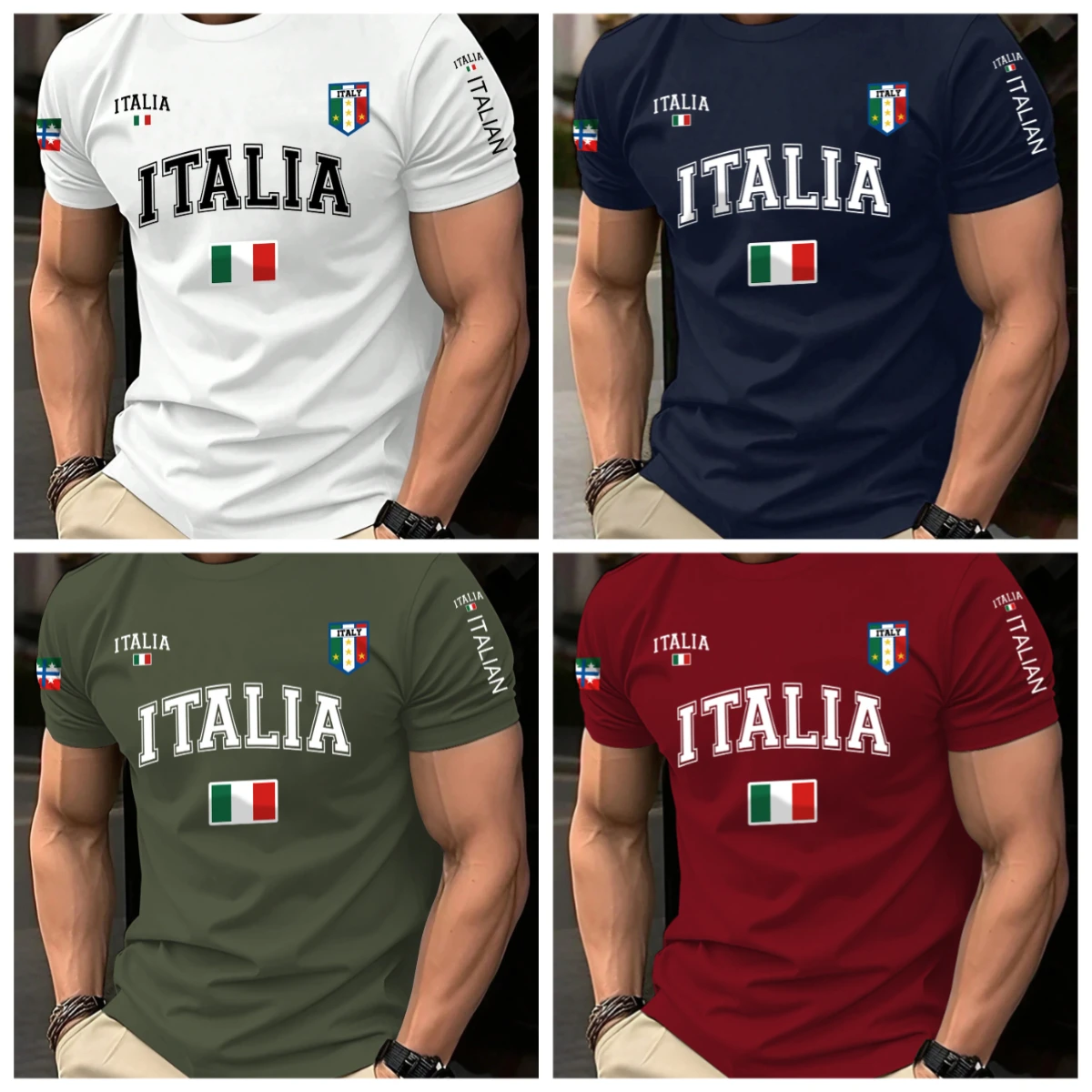 

2025 Summer New Hot-selling Fashion Trend Design Comfortable Sweat-absorbing Breathable T-shirt Quick-drying MOTO Short Sleeves