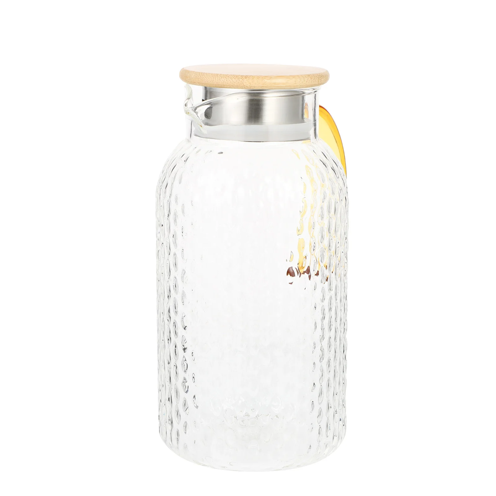 

Glass Glass Water Pitcher Capacity Clear Jug Water Carafe Carafe Leak Proof Hot Cold Drinks Container Kitchen Bar