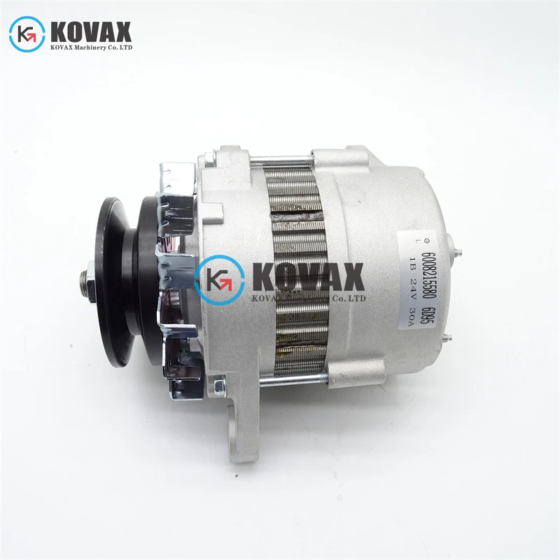 6008215580 6008216120 6008216160 0330002860 0330003070 0330005280 24V 30A Excavator Alternator For 6D95 PC120 Excavator