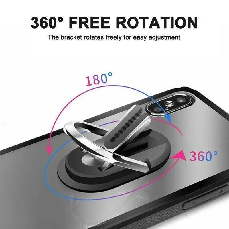 360 Degree Ring Holder Phone Stand Universal Multipurpose Mount Car Air Vent Stand Ring Phone Holder_voghion.com