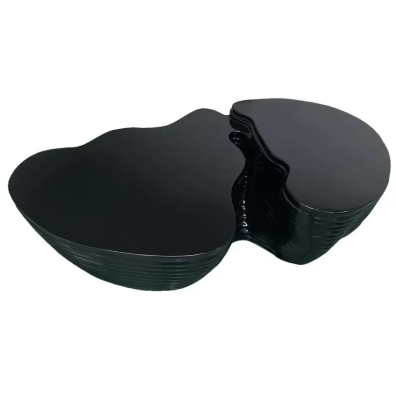 

Modern art designer fiberglass plastic modeling coffee table villa hotel special-shaped table table