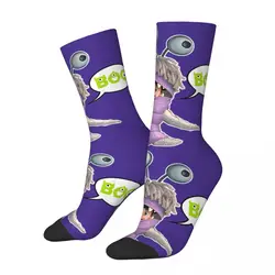 Autumn Winter Harajuku Men's Women's Monsters Inc. Boo Costume Dancing Socks Sweat Absorbing Basketball Socks