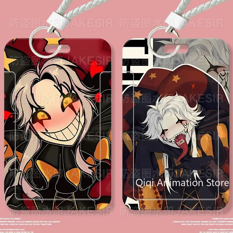 Держатель для карт The Freak Circus Pierrot, аниме, кредитный ID, банк, автобусная карта, держатель для фотодисплея, защитный чехол, офисные принадлежности