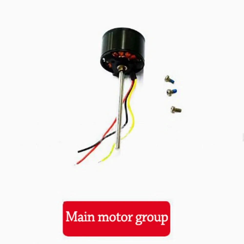 Accessoire d'hélicoptère télécommandé universel, modèle EC135, hélice principale d'avion, moteur de train d'atterrissage noir