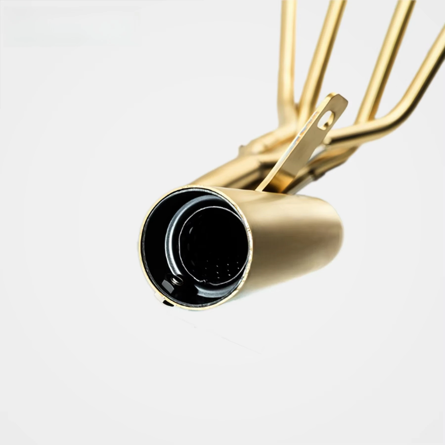 Exquisite Vintage Brass Golden Brass Machine-Bent Six-Stage Motorcycle Full System Exhaust Pipe for CBX400F Street Bike