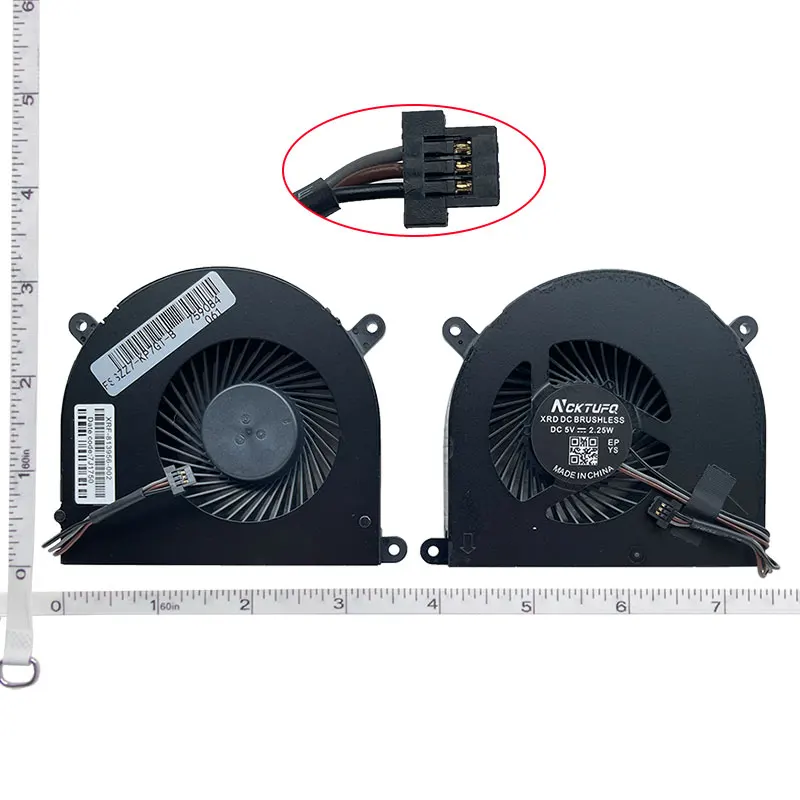 New Laptop cpu cooling fan For Deep-sea Titan X6Ti-S/M2 X7Ti-S/M2 -C290H For Silver Blade T1 Ti FOR Naruto 6 X6Ti-S/M2 X7Ti-S/M2