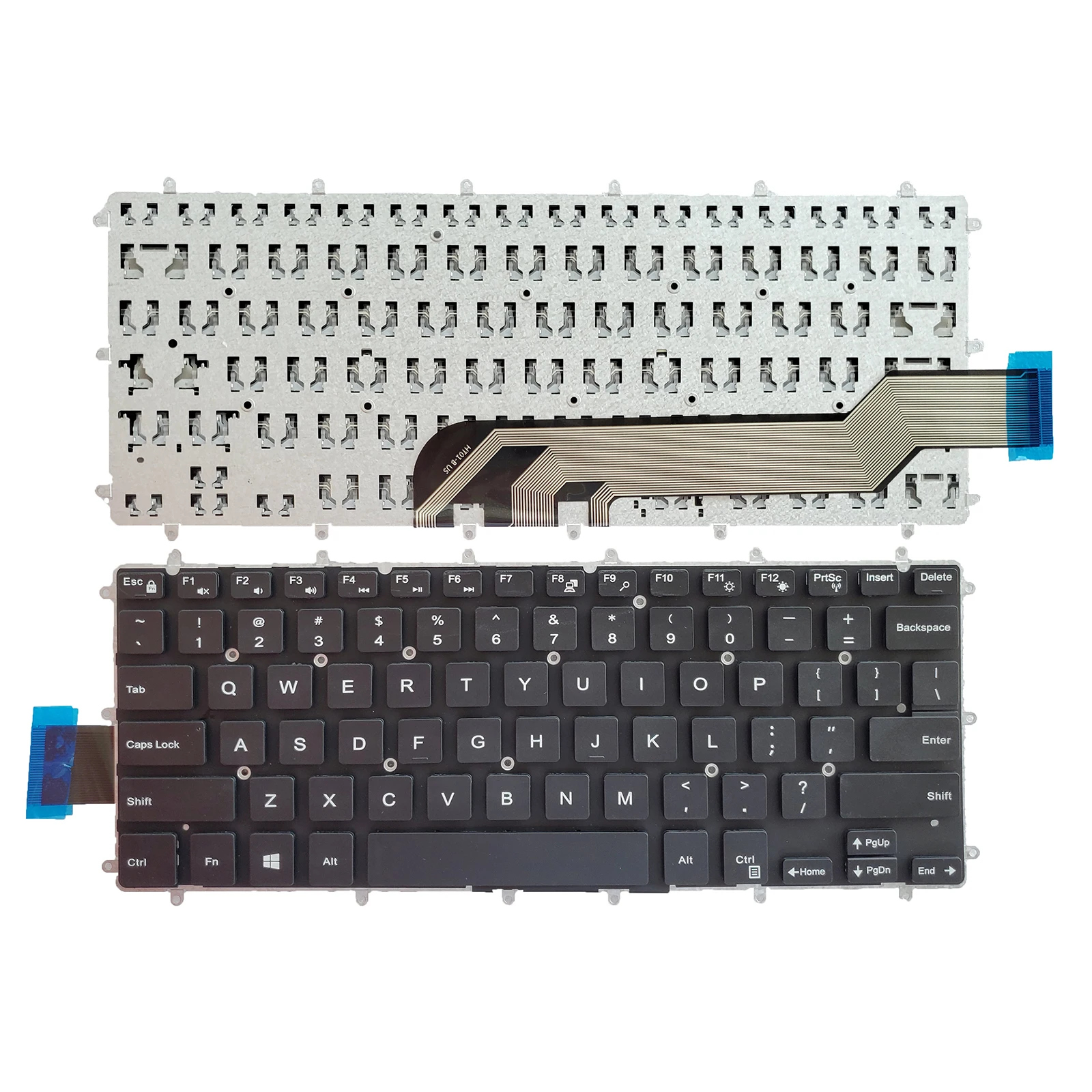 Teclado de laptop americano para DELL Inspiron 14 7460 7466 7467 7560 3379 3490 0H4XRJ P83G