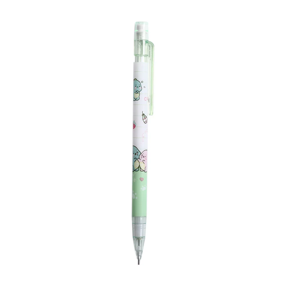 

Cartoon Cute Stationery for Kids Student with Eraser Automatic Pencils Press Pen Mechanical Pencil Movable Pencil