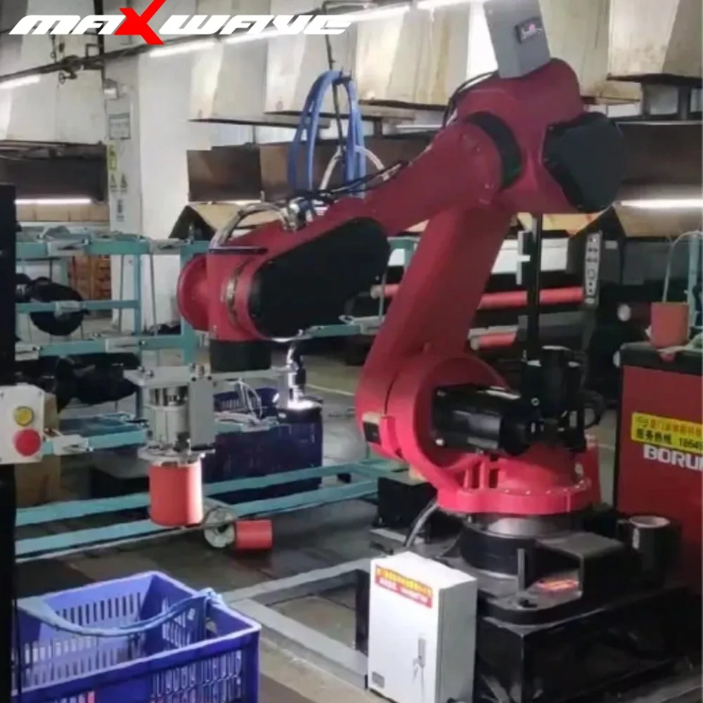 1506 ذراع روبوت صناعي 6 محاور 750 وات مؤازر عالي السرعة 6 كجم تحميل للتمليح واللحام باستخدام الحاسب الآلي والتطبيقات التعليمية