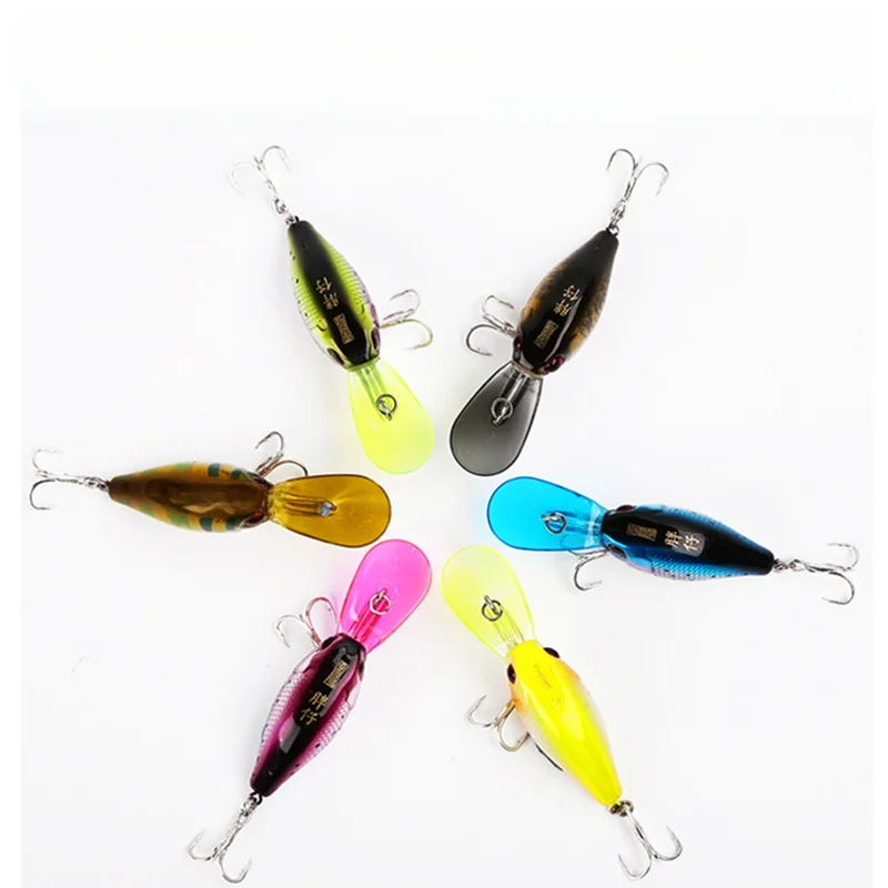 Señuelo de pesca King Lure Slow Sink Fat Guy Minnow para peces de agua dulce, señuelo de lengüeta larga para carpa y carpa ce...