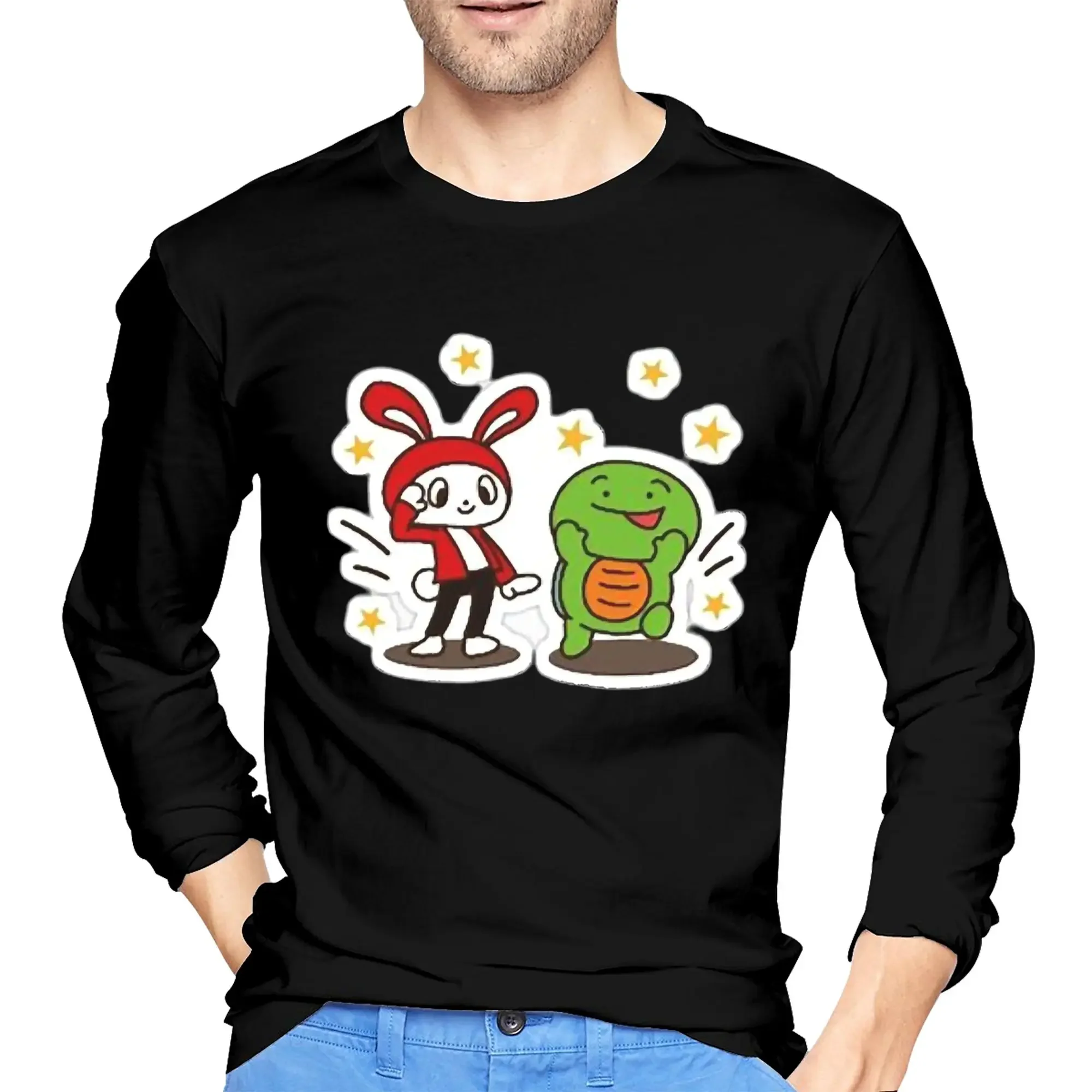 

Jj Mikey Maizen Men's Long Sleeved T-shirt Fashion Round Neck T shirts Spring and Autumn Men tops