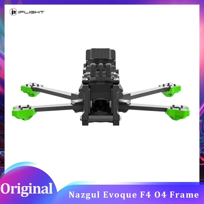 iFlight Nazgul Evoque F4 O4 Frame Kit F4D（DeadCat）185mm Wheelbase with 4mm Arm for RC FPV Racing Drone