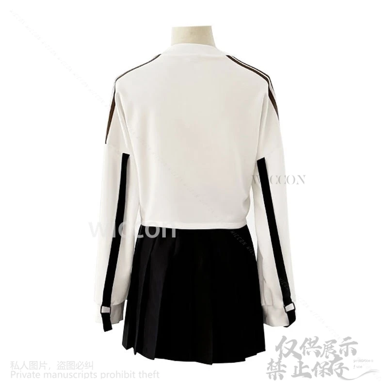 الحب و Deepspace Caleb لعبة تأثيري شيا Yizhou البطلة الزي الرسمي الأبيض هوديي صديقها البدلة الباروكات قلادة مخصصة