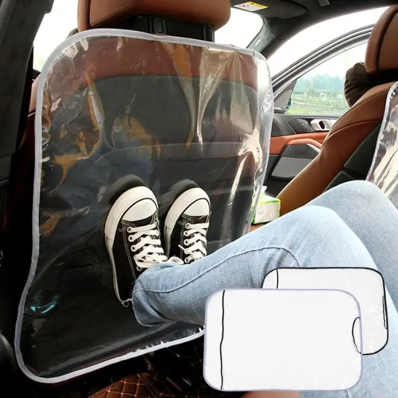 車のシートバックカバー、汚れ防止、泥や埃からシートを守るキックパッドカバー、子供用シートバックカバープロテクター