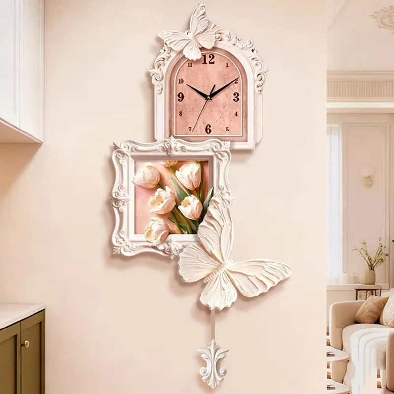 Minimalist Fashion Wall Clocks Nordic Restaurant Silent Creative Wall Watch Modern Xenomorph Horloge Murale Room Decorations