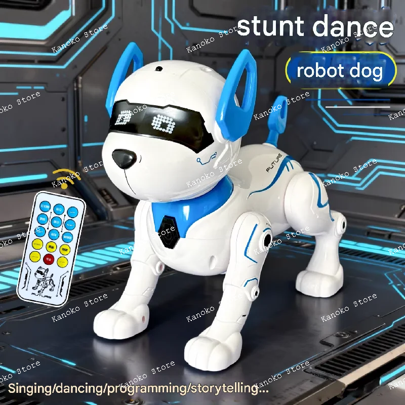 

Новый интеллектуальный робот-собака, электрический робот для щенков с дистанционным управлением, головоломка 3-5 лет, подарок на 6 дней рождения