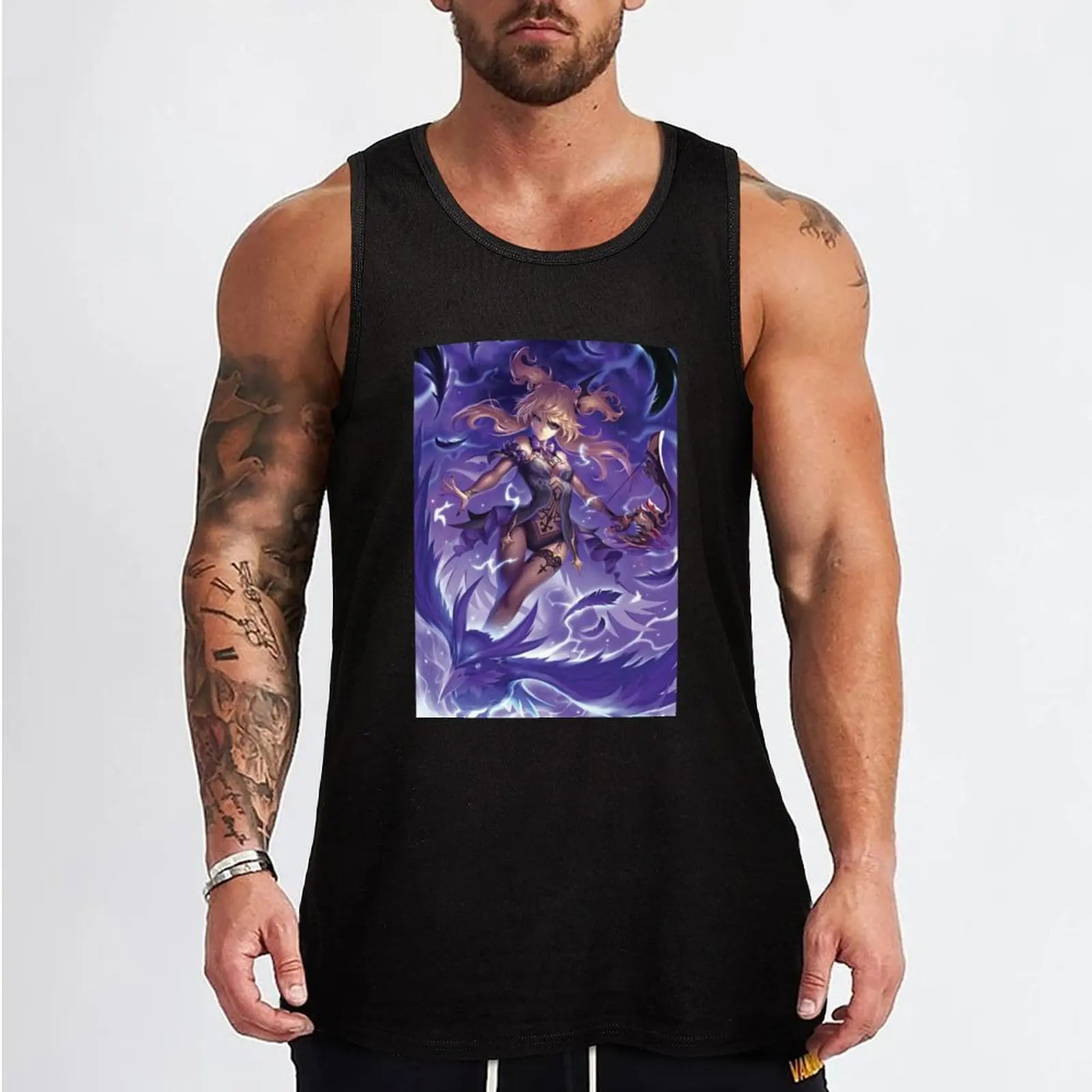 Midnight Phantasmagoria Tank Top Fitness men clothing Man sleeveless shirt muscle t-shirt