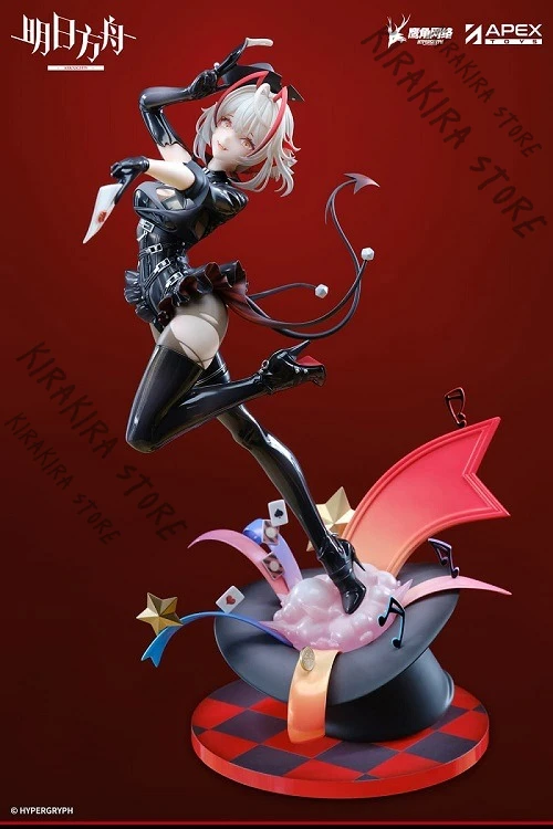 W Figurine 1/7 Garage Kit Arknights Cosplay Official Genuine Plaything Ornaments Model Kits Otaku Collector's Edition Masco