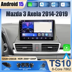 Car Android GPS Navigation For Mazda 3 Axela 2014-2017 2018 2019 Auto Radio Stereo Head Unit Multimidia Player Carplay 2DIN DVD